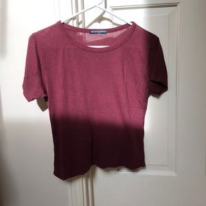 Maroon Crop top